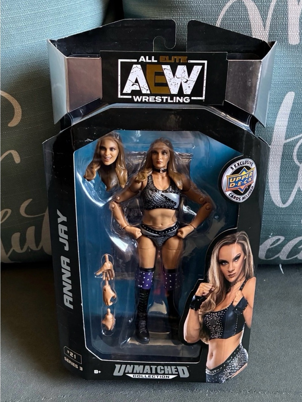 AEW Unmatched Collection Anna Jay Action Figure - Black & Purple